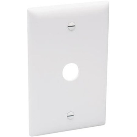 NEXTGEN TP60W Thermoplastic Telephone Or Cable Outlet Wall Plate; White NE698600